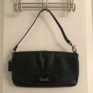 Black Coach Wristlet